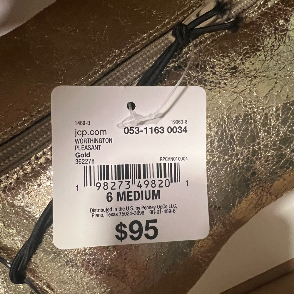 Worthington gold stiletto boots - Picture 5 of 5